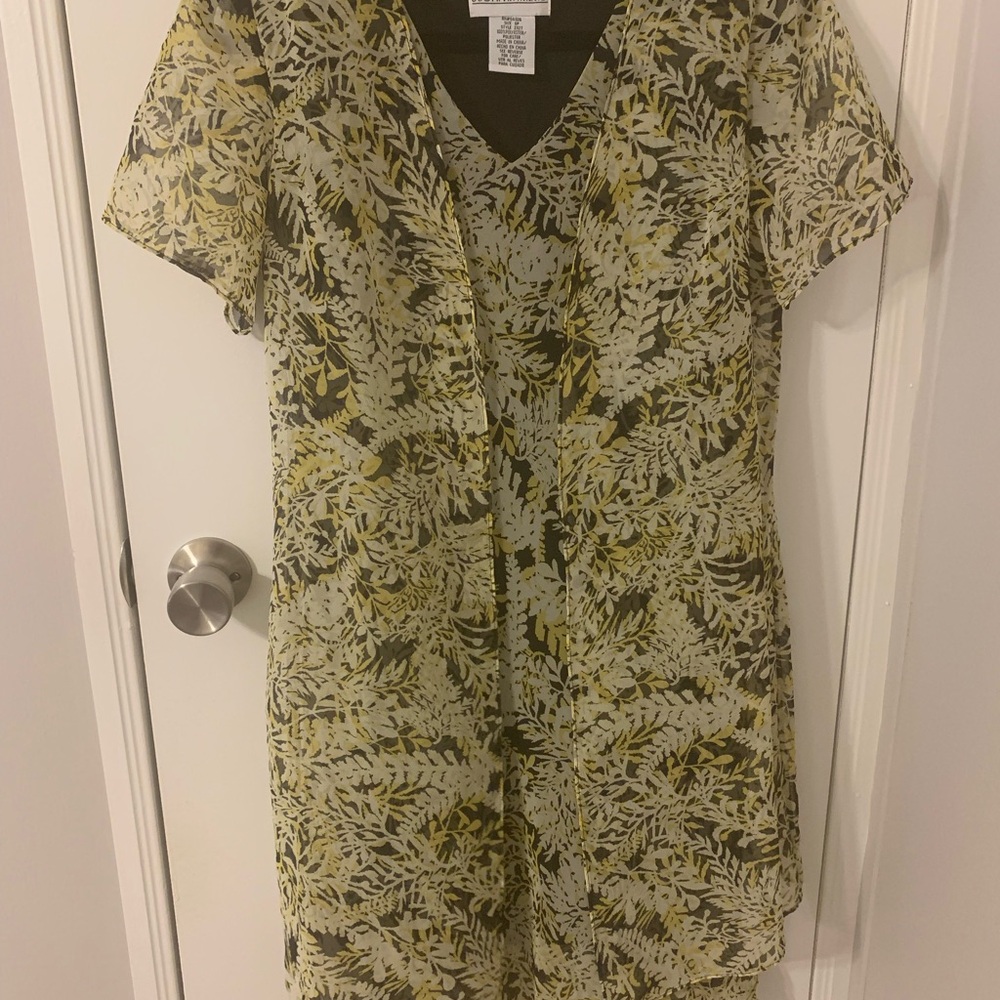 Just In Thyme Leaf Print Dress